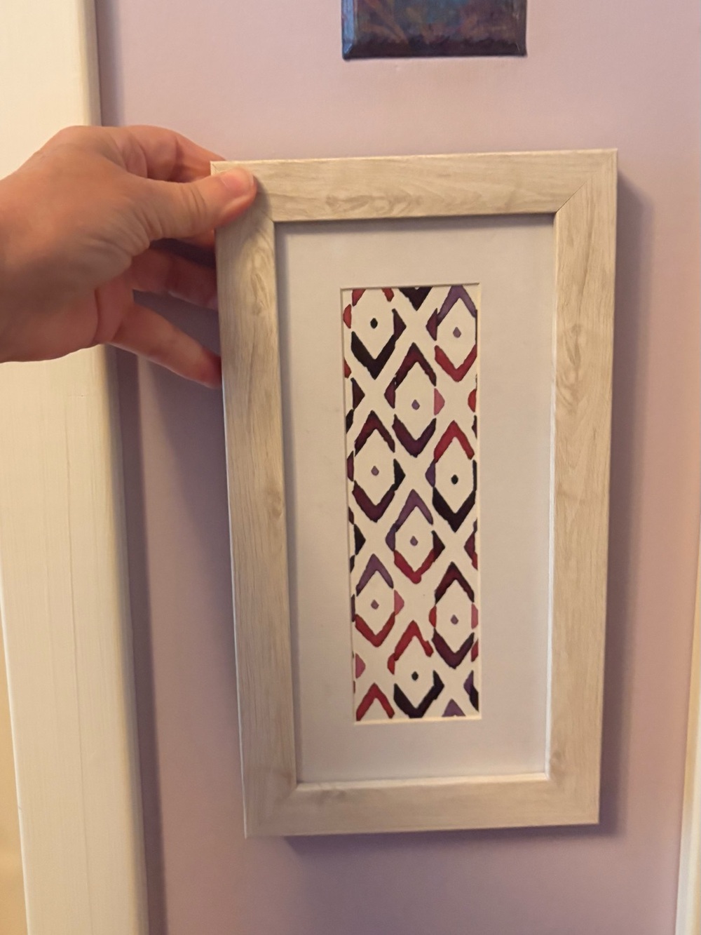 Geometric Framed Wall Art - 11" x6"
Modern geometric framed artwork